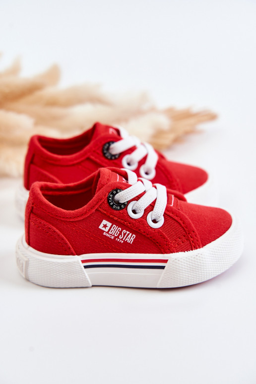 Chaussures plates enfant Big Star JJ374162 couleur rouge Chaussures plates enfant Big Star JJ374162 couleur rouge