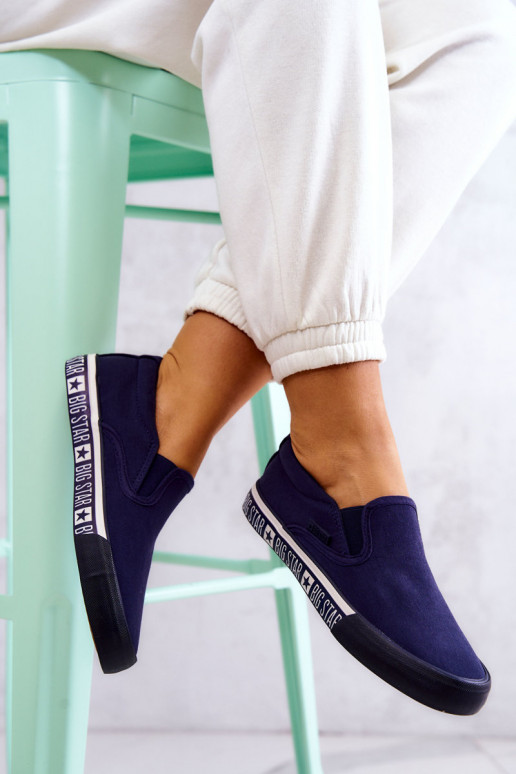 Baskets Slip-on Big Star HH274011 bleu foncé