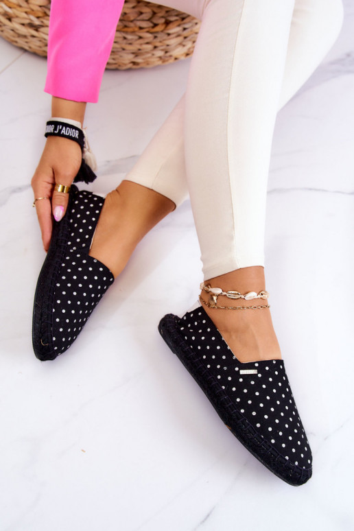 espadrilles à pois Big Star JJ274867 noir