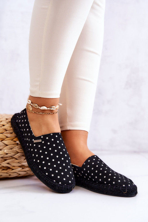 espadrilles à pois Big Star JJ274867 noir
