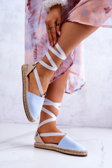 Espadrilles à lacets Big Star JJ274863 bleu 2