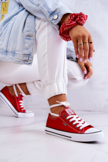 Chaussures de loisirs modèle classique Cross Jeans JJ2R4010C couleur rouge