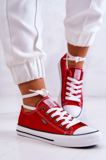 Chaussures de loisirs modèle classique Cross Jeans JJ2R4010C couleur rouge 2