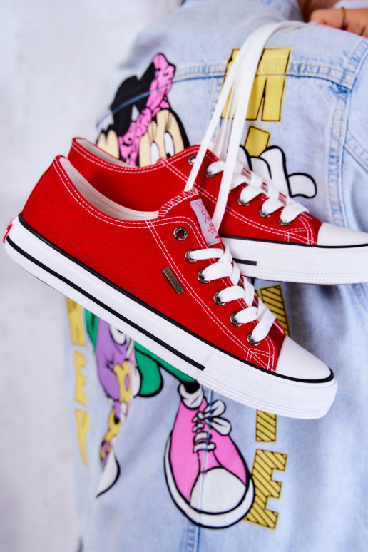 Chaussures de loisirs modèle classique Cross Jeans JJ2R4010C couleur rouge