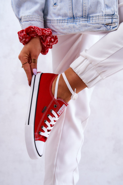 Chaussures de loisirs modèle classique Cross Jeans JJ2R4010C couleur rouge