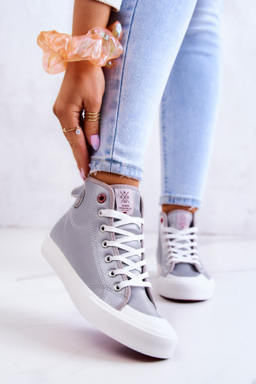 Chaussures casual avec semelle Cross Jeans JJ2R4057C couleur gris 2