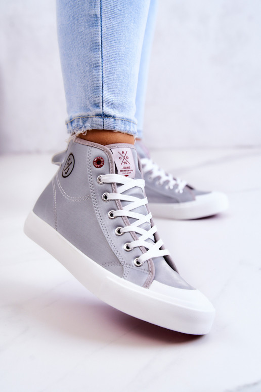 Chaussures casual avec semelle Cross Jeans JJ2R4057C couleur gris Chaussures casual avec semelle Cross Jeans JJ2R4057C couleur gris