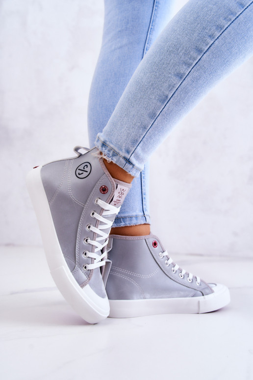 Chaussures casual avec semelle Cross Jeans JJ2R4057C couleur gris Chaussures casual avec semelle Cross Jeans JJ2R4057C couleur gris