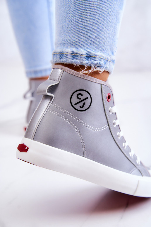 Chaussures casual avec semelle Cross Jeans JJ2R4057C couleur gris Chaussures casual avec semelle Cross Jeans JJ2R4057C couleur gris