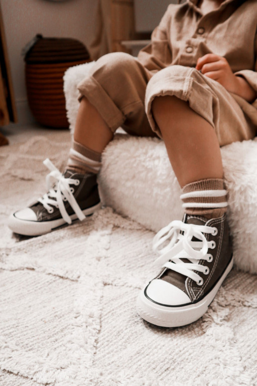 Chaussures de loisirs pour enfants à semelles de couleur kaki Filemon Chaussures de loisirs pour enfants à semelles de couleur kaki Filemon