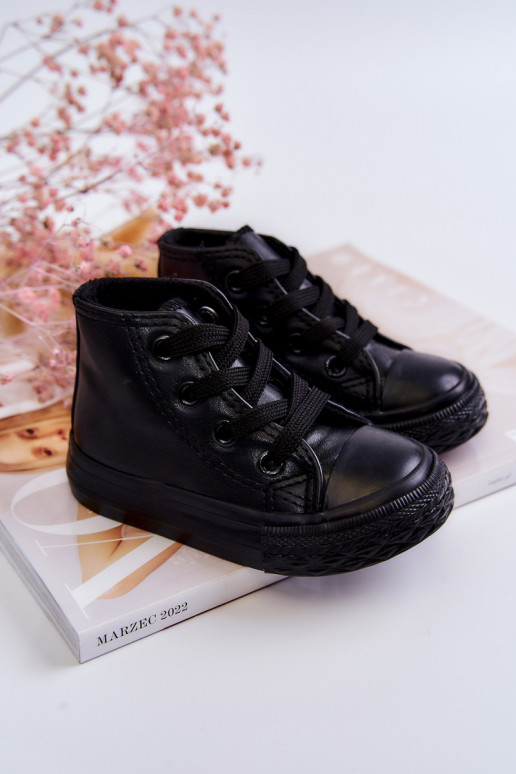 Chaussures de loisirs enfant à semelle Marney noire