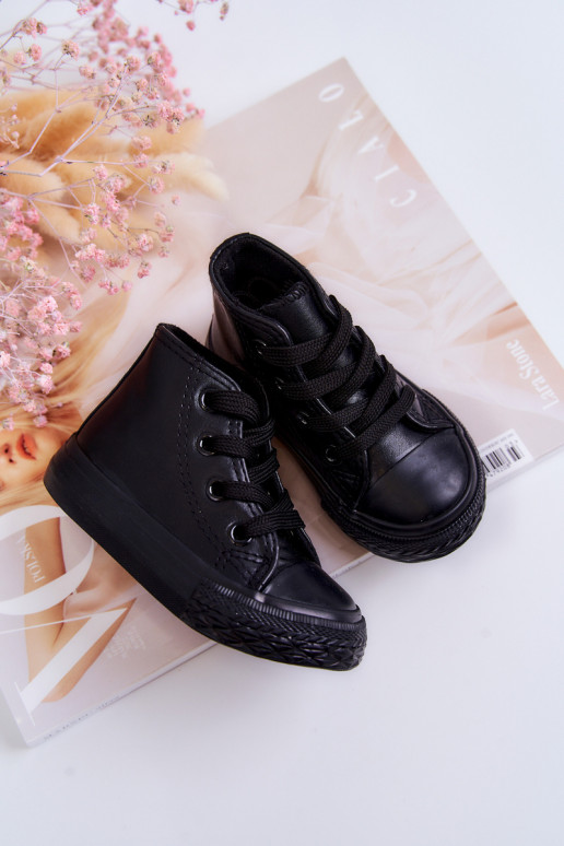 Chaussures de loisirs enfant à semelle Marney noire