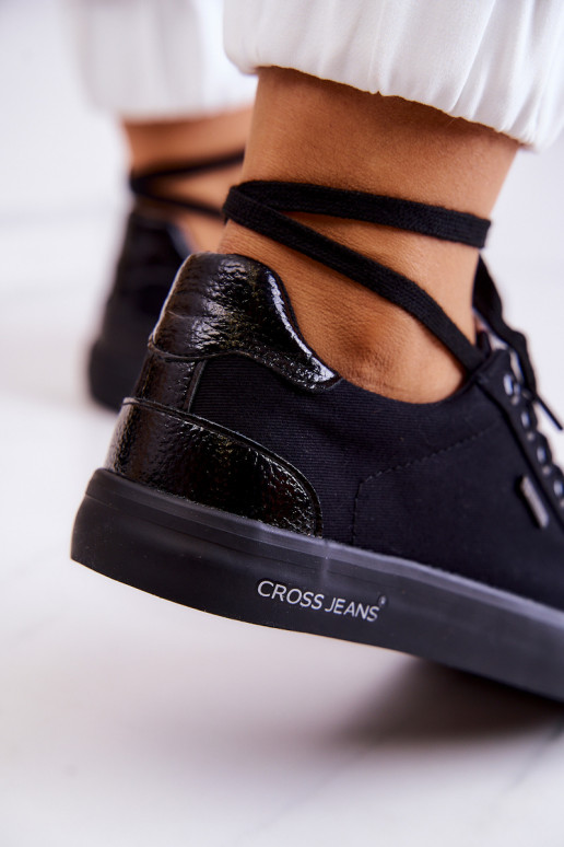 Baskets à brides Cross Jeans JJ2R4039C couleur noir