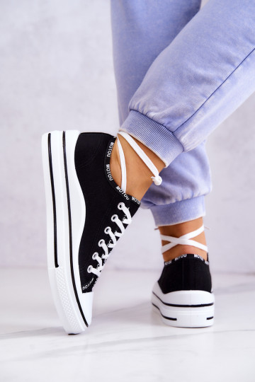 avec lanières Chaussures de sport couleur noire Menifee 2