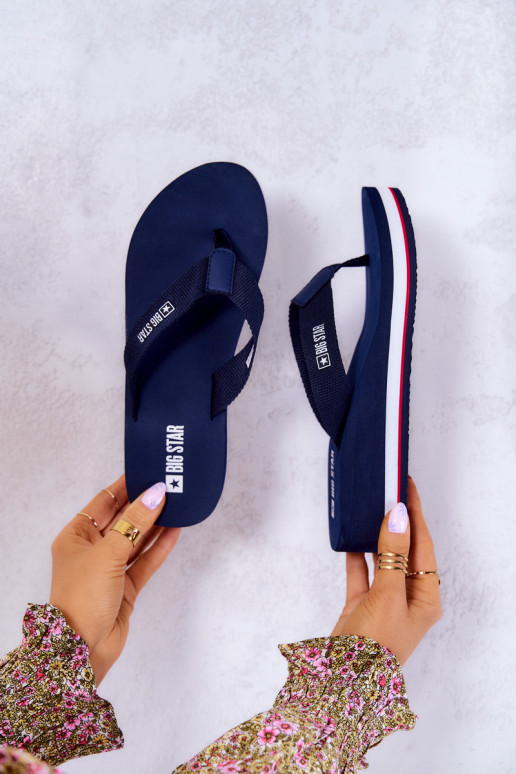 Chaussons Big Star JJ274A331 bleu foncé Chaussons Big Star JJ274A331 bleu foncé