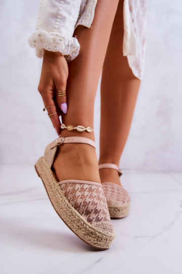 Espadrilles à boucles Nude Charlène 2