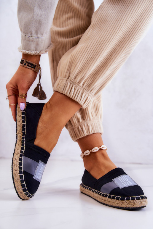 Espadrilles à enfiler élégantes Big Star JJ274963 noir Espadrilles à enfiler élégantes Big Star JJ274963 noir