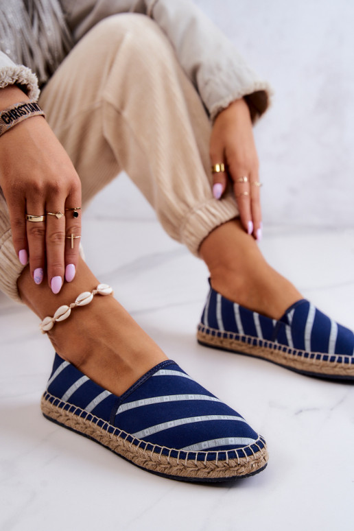 Espadrilles modèle classique Big Star JJ274960 bleu foncé Espadrilles modèle classique Big Star JJ274960 bleu foncé