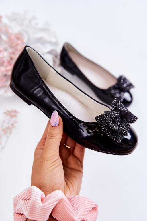 Ballerines avec rubans de couleur noire Zolly Ballerines avec rubans de couleur noire Zolly
