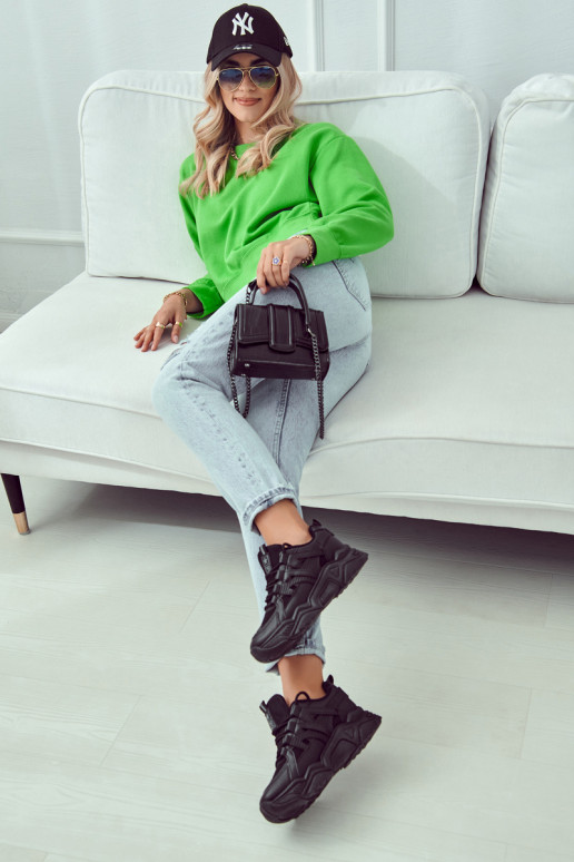 Chaussures de loisirs élégantes de couleur noire Daren Chaussures de loisirs élégantes de couleur noire Daren