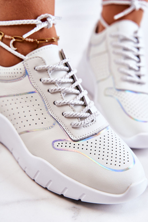 Chaussures du modèle classique modèle Sneakers couleur blanche Carly