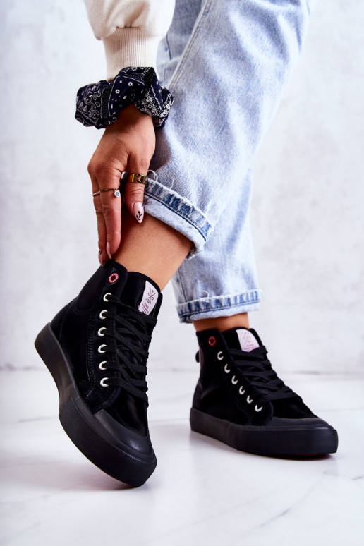 Cross Jeans JJ2R4055C chaussures de loisirs cross jeans de couleur noire Cross Jeans JJ2R4055C chaussures de loisirs cross jeans de couleur noire