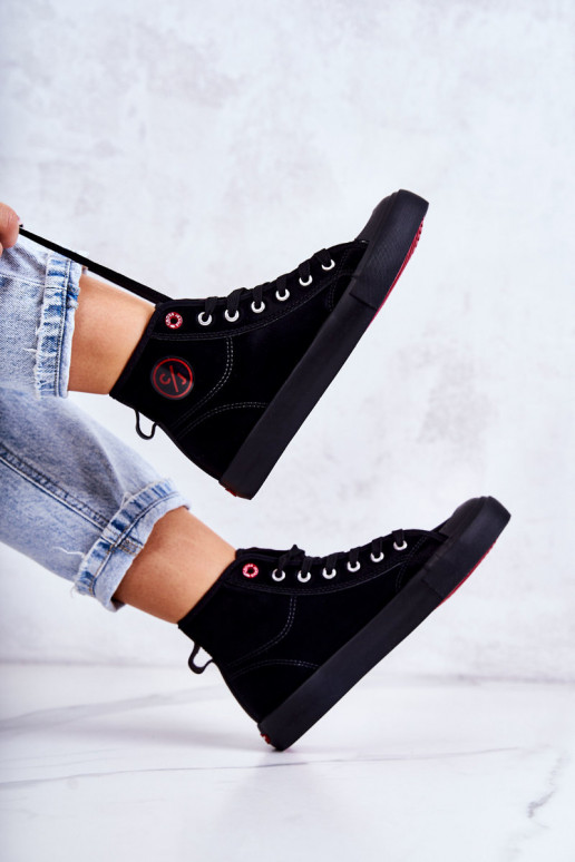 Cross Jeans JJ2R4055C chaussures de loisirs cross jeans de couleur noire