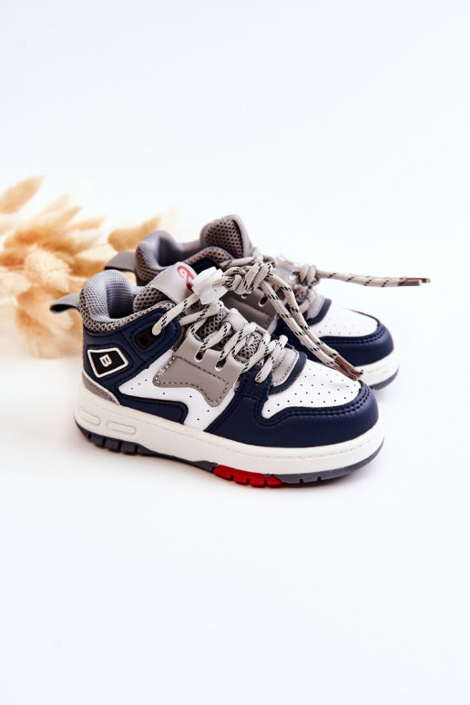 Chaussures de sport pour enfants de couleur bleu foncé Bruce Chaussures de sport pour enfants de couleur bleu foncé Bruce