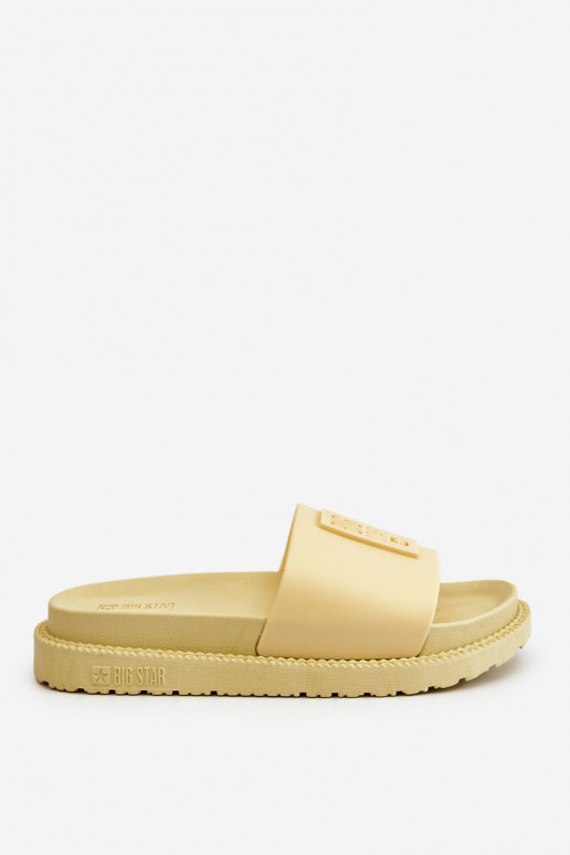Chaussons Big Star JJ274A305 jaune