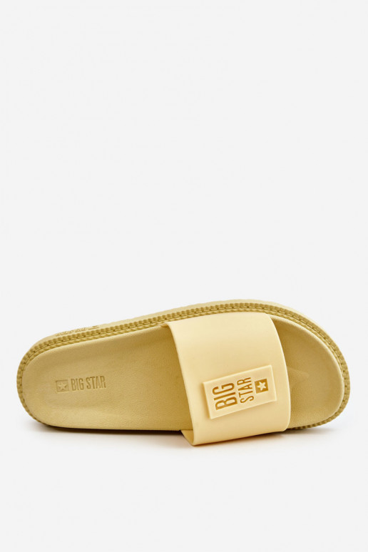 Chaussons Big Star JJ274A305 jaune