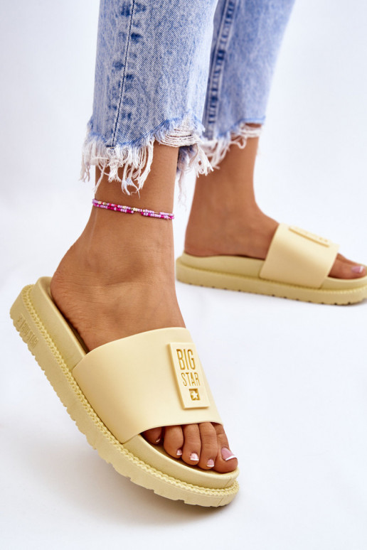 Chaussons Big Star JJ274A305 jaune
