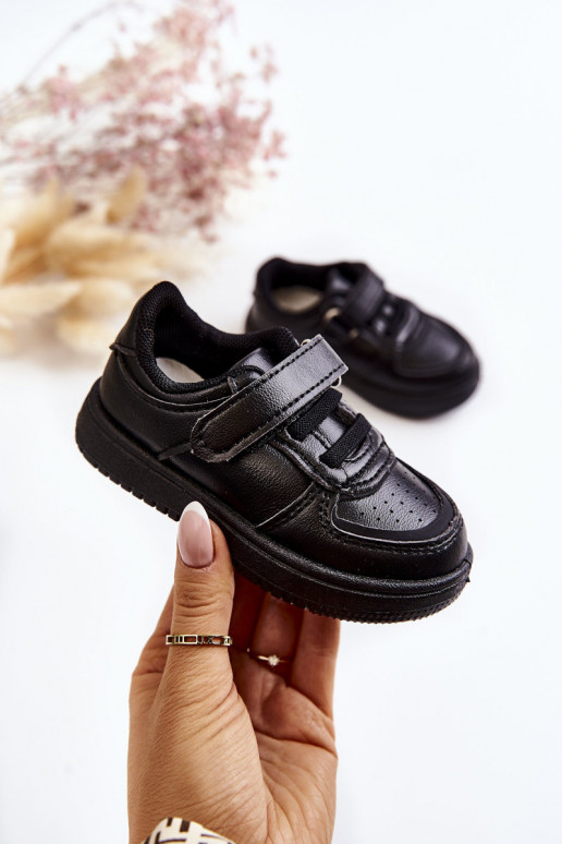 Chaussures de sport pour enfants de couleur noire Frillo