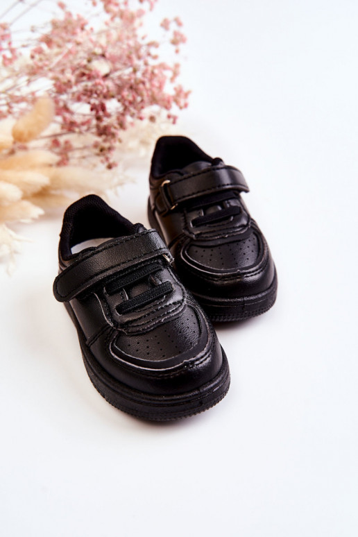 Chaussures de sport pour enfants de couleur noire Frillo
