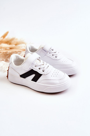 Chaussures de sport enfant couleur blanc-noir Jessie 2