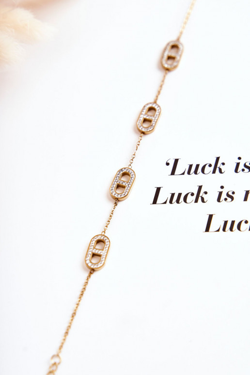 Bracelet pour femme avec yeux scintillants de couleur or Bracelet pour femme avec yeux scintillants de couleur or