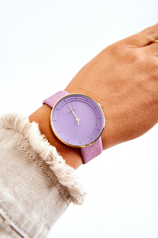 Montre femme sans nickel Ernest couleur violet Montre femme sans nickel Ernest couleur violet