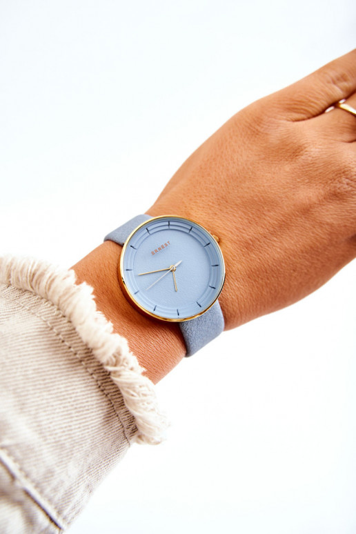 Montre femme sans nickel Ernest couleur bleu Montre femme sans nickel Ernest couleur bleu
