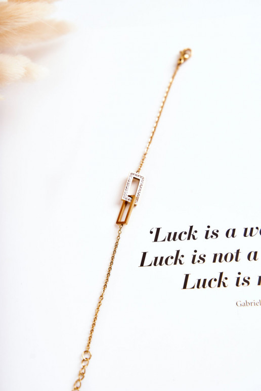 Bracelet pour femme avec yeux scintillants de couleur or Bracelet pour femme avec yeux scintillants de couleur or