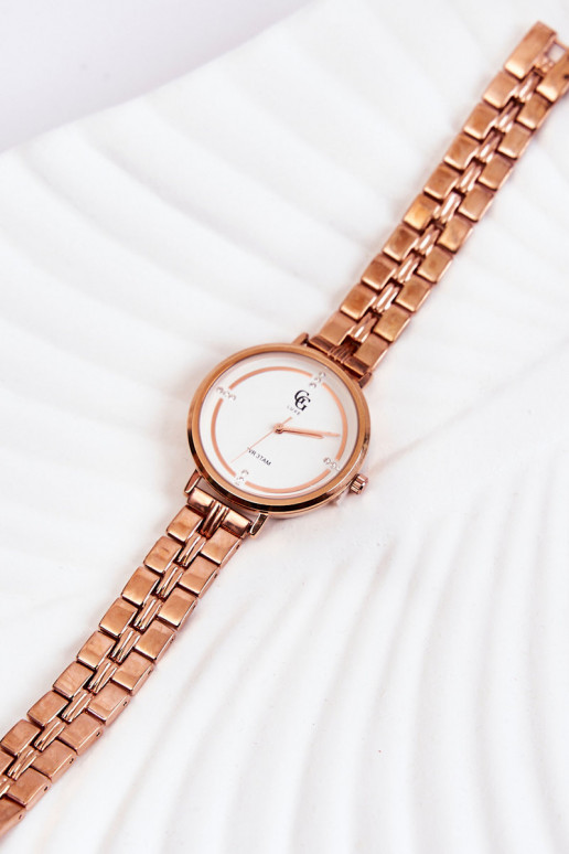 Montre femme GG Luxe couleur or rose Montre femme GG Luxe couleur or rose