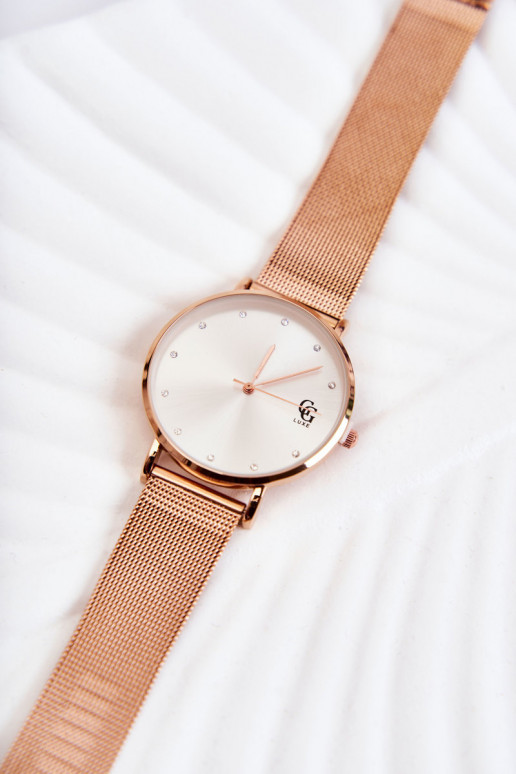 Montre GG Luxe couleur or rose Montre GG Luxe couleur or rose