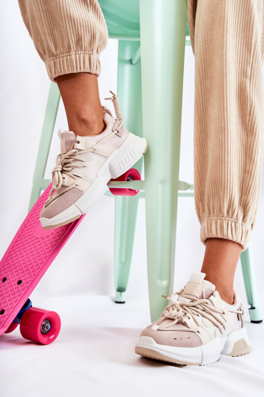 Baskets modèle chaussures chaussures de style sport couleur marron Someday Baskets modèle chaussures chaussures de style sport couleur marron Someday