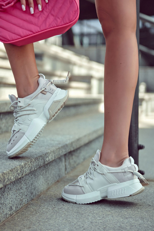 Baskets modèle chaussures chaussures de style sport couleur marron Someday