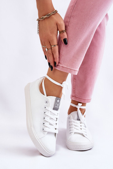 Chaussures décontractées de modèle classique de couleur blanche Eleya 2