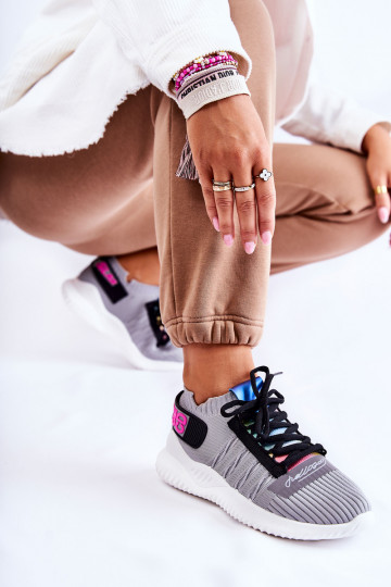 Chaussures Klayra du modèle sneaker de couleur grise 2