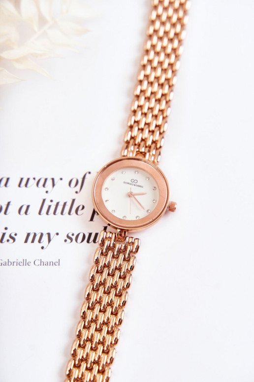 Montre femme Giorgio & Dario aux yeux scintillants en or rose Montre femme Giorgio & Dario aux yeux scintillants en or rose