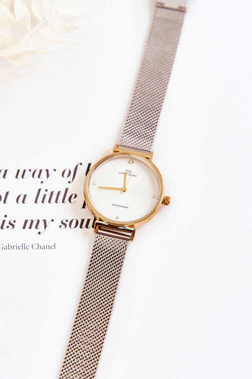 Montre étanche femme Giorgio & Dario couleur or-argent Montre étanche femme Giorgio & Dario couleur or-argent