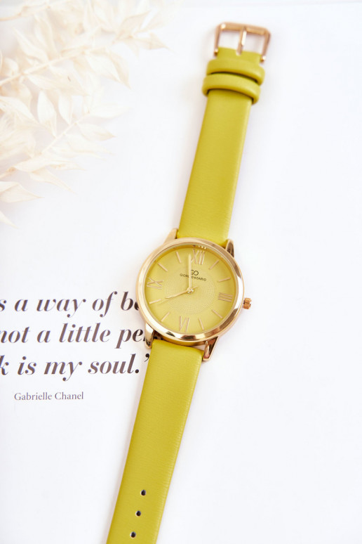 Montre femme avec bracelet cuir Giorgio&Dario