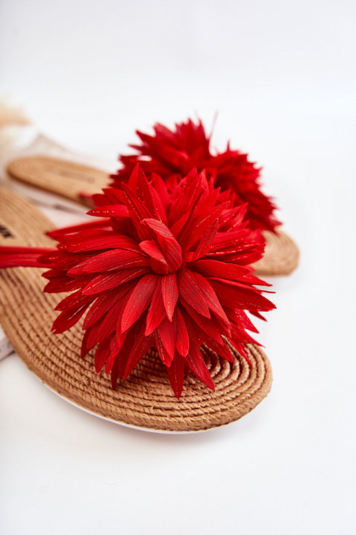 Chaussons couleur rouge Eviana Chaussons couleur rouge Eviana