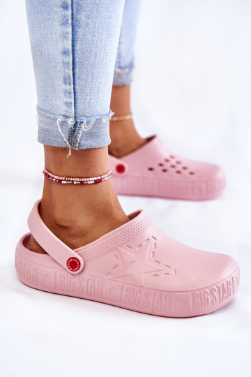 Chaussons légers Big Star II275008 rose 2