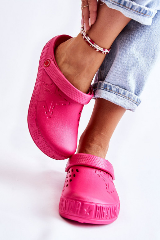 Chaussons légers Big Star II275007 rose